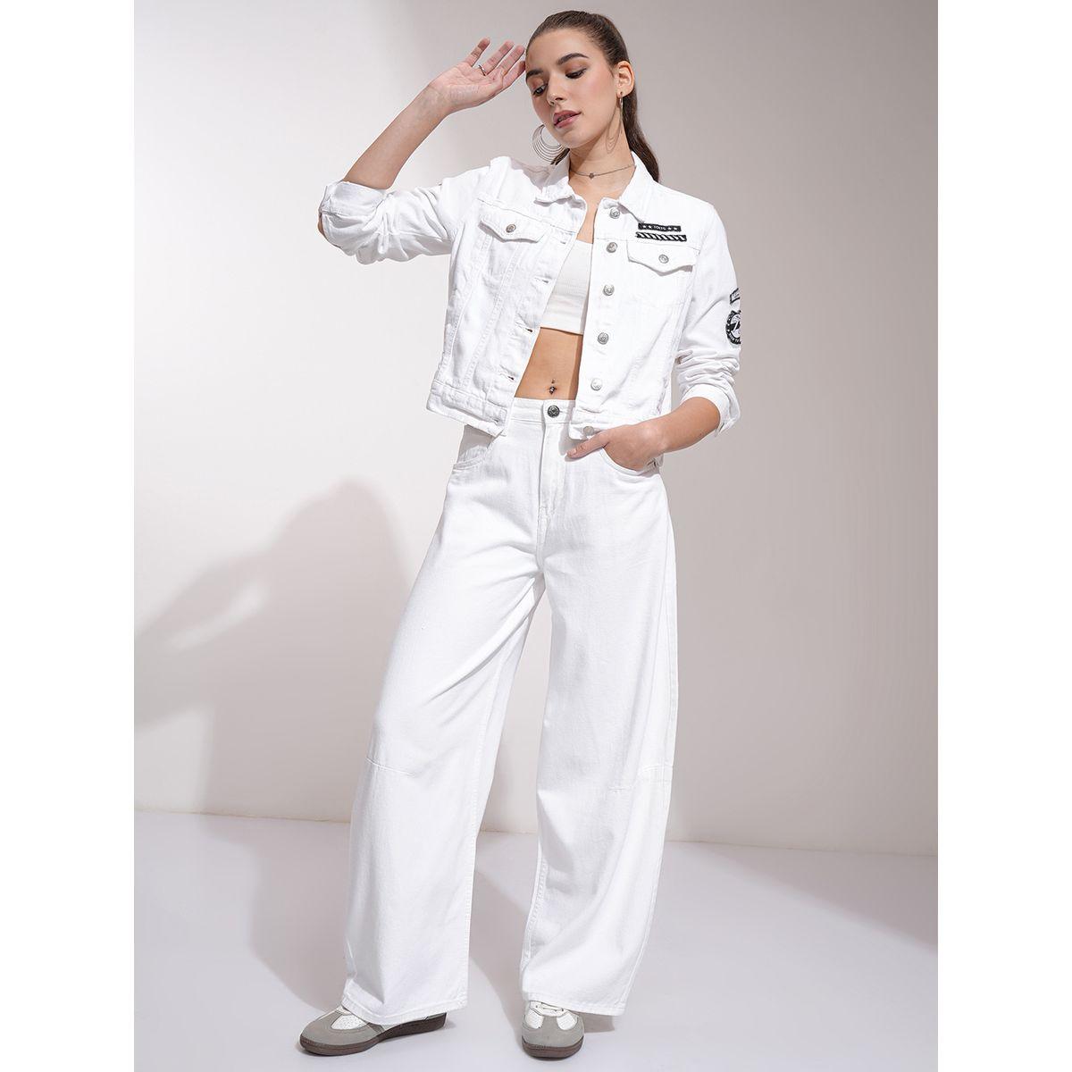 جينز بقصة واسعة وخصر عالي طوكيو توكيز × ستايلي-women-clothing-bottoms-jeans-image-1