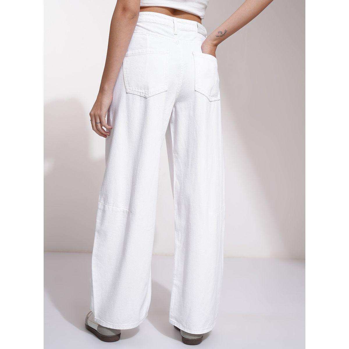جينز بقصة واسعة وخصر عالي طوكيو توكيز × ستايلي-women-clothing-bottoms-jeans-image-2