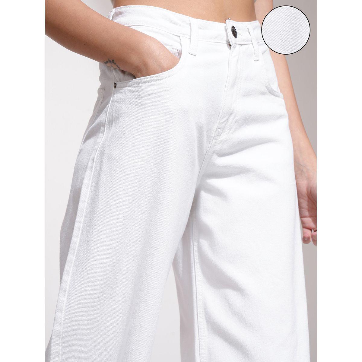 جينز بقصة واسعة وخصر عالي طوكيو توكيز × ستايلي-women-clothing-bottoms-jeans-image-4