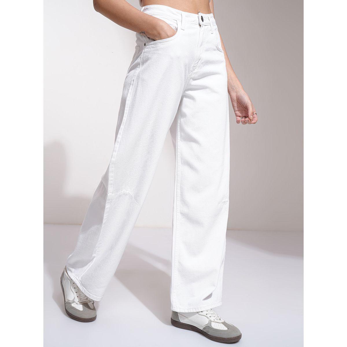 جينز بقصة واسعة وخصر عالي طوكيو توكيز × ستايلي-women-clothing-bottoms-jeans-image-5