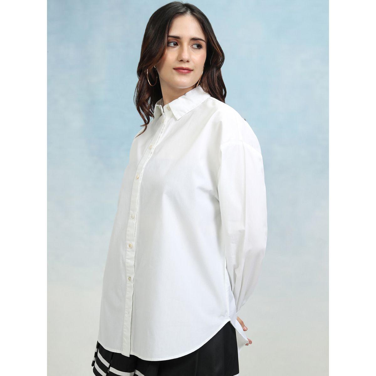 Relaxed Fit Longline Casual Shirt-women-clothing-shirtsandblouses-shirts-image-4