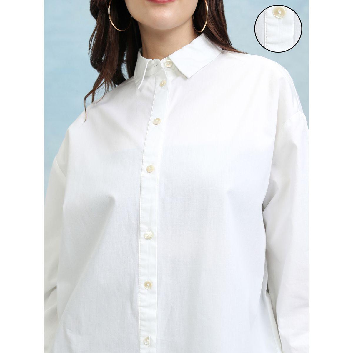 Relaxed Fit Longline Casual Shirt-women-clothing-shirtsandblouses-shirts-image-5