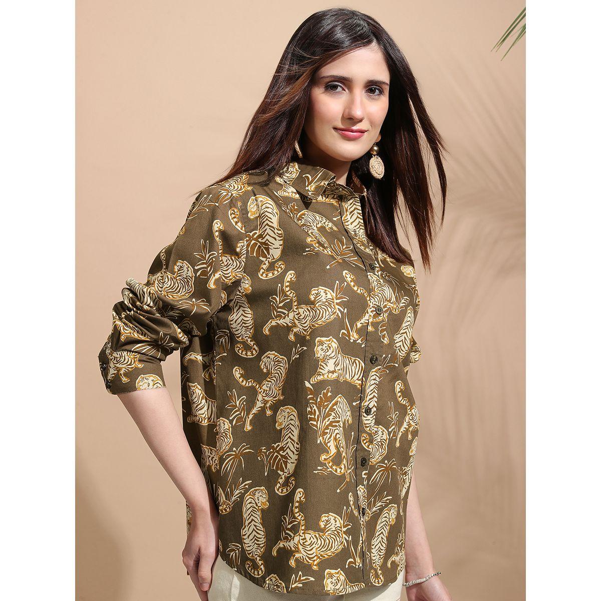 بلوزة كاجوال فضفاضة بطبعة حيوان-women-clothing-shirtsandblouses-shirts-image-6