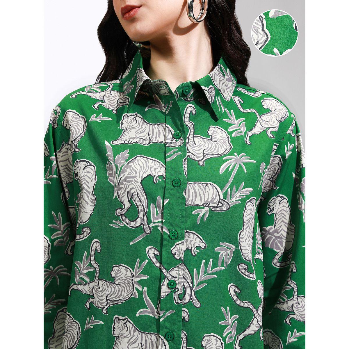 بلوزة كاجوال فضفاضة بطبعة حيوان-women-clothing-shirtsandblouses-shirts-image-5