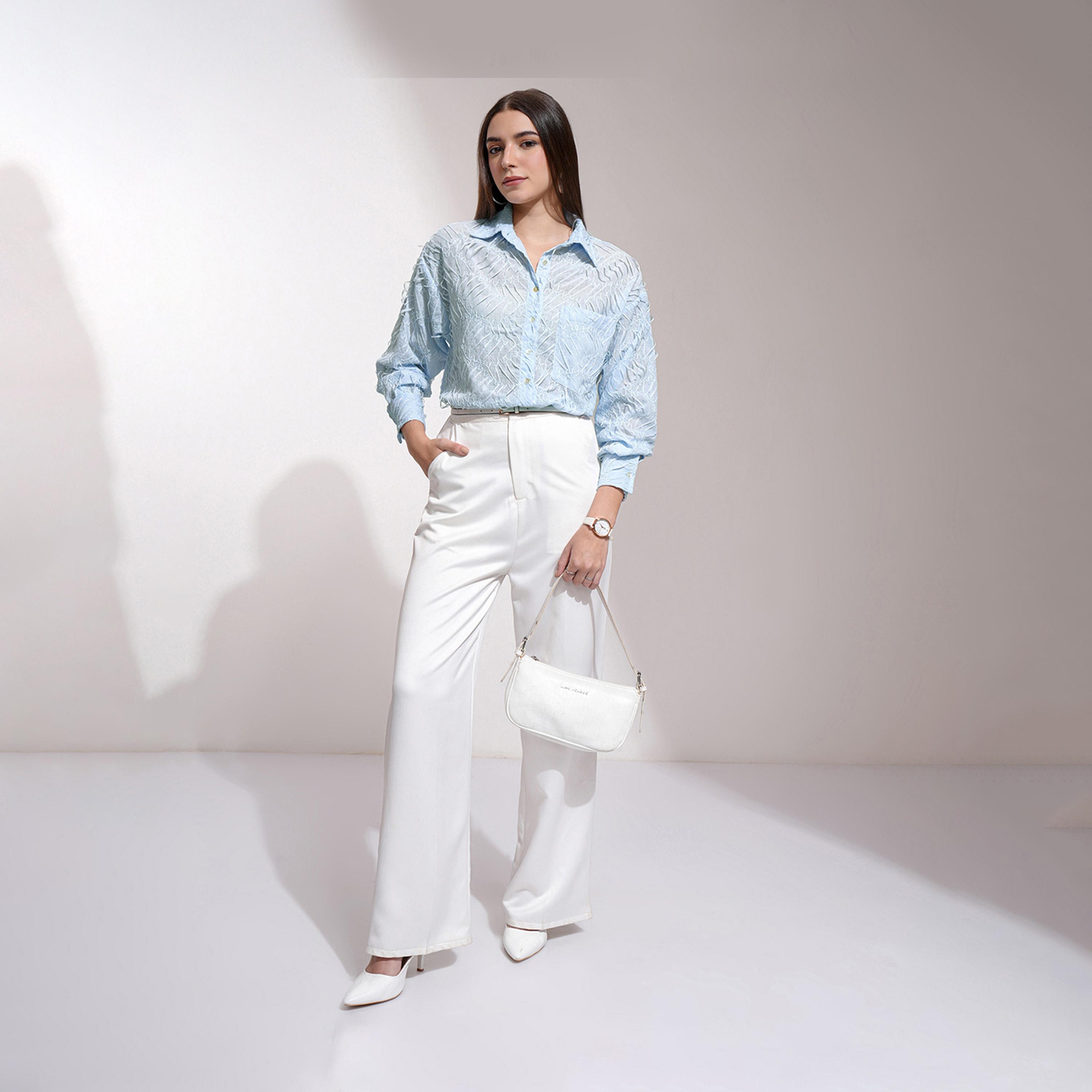 طوكيو توكيز ستايلي - قميص طويل ذو قصة عادية-women-clothing-shirtsandblouses-shirts-image-2