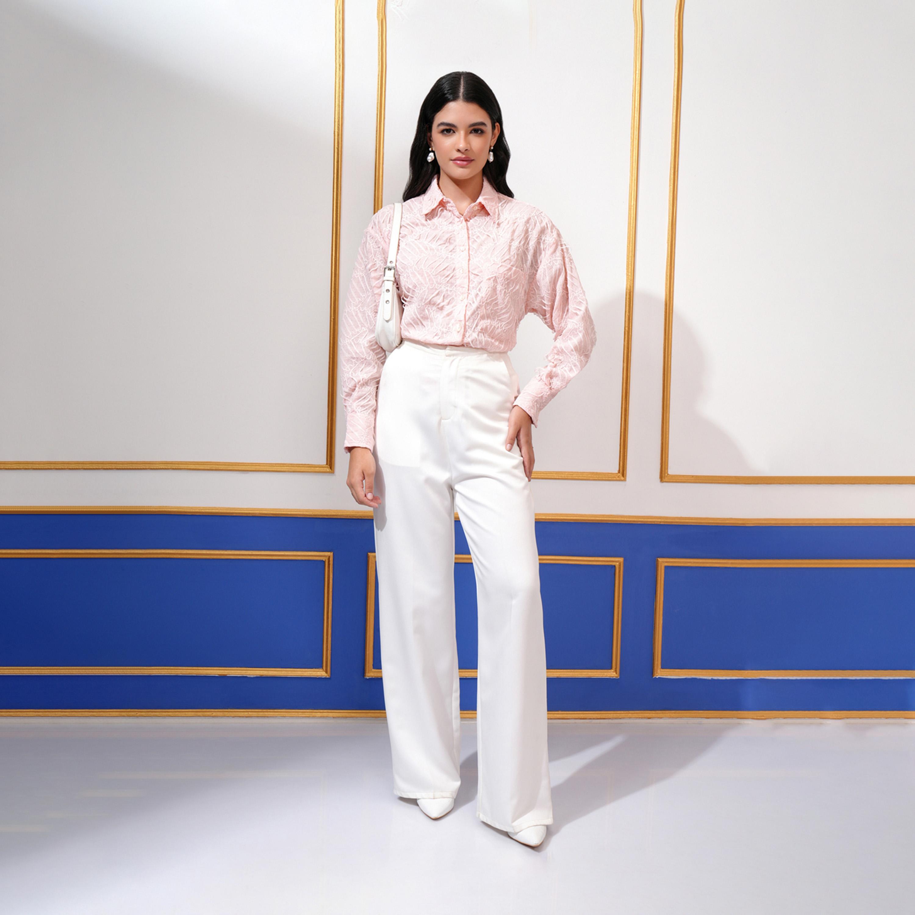 طوكيو توكيز ستايلي - قميص طويل ذو قصة عادية-women-clothing-shirtsandblouses-shirts-image-2