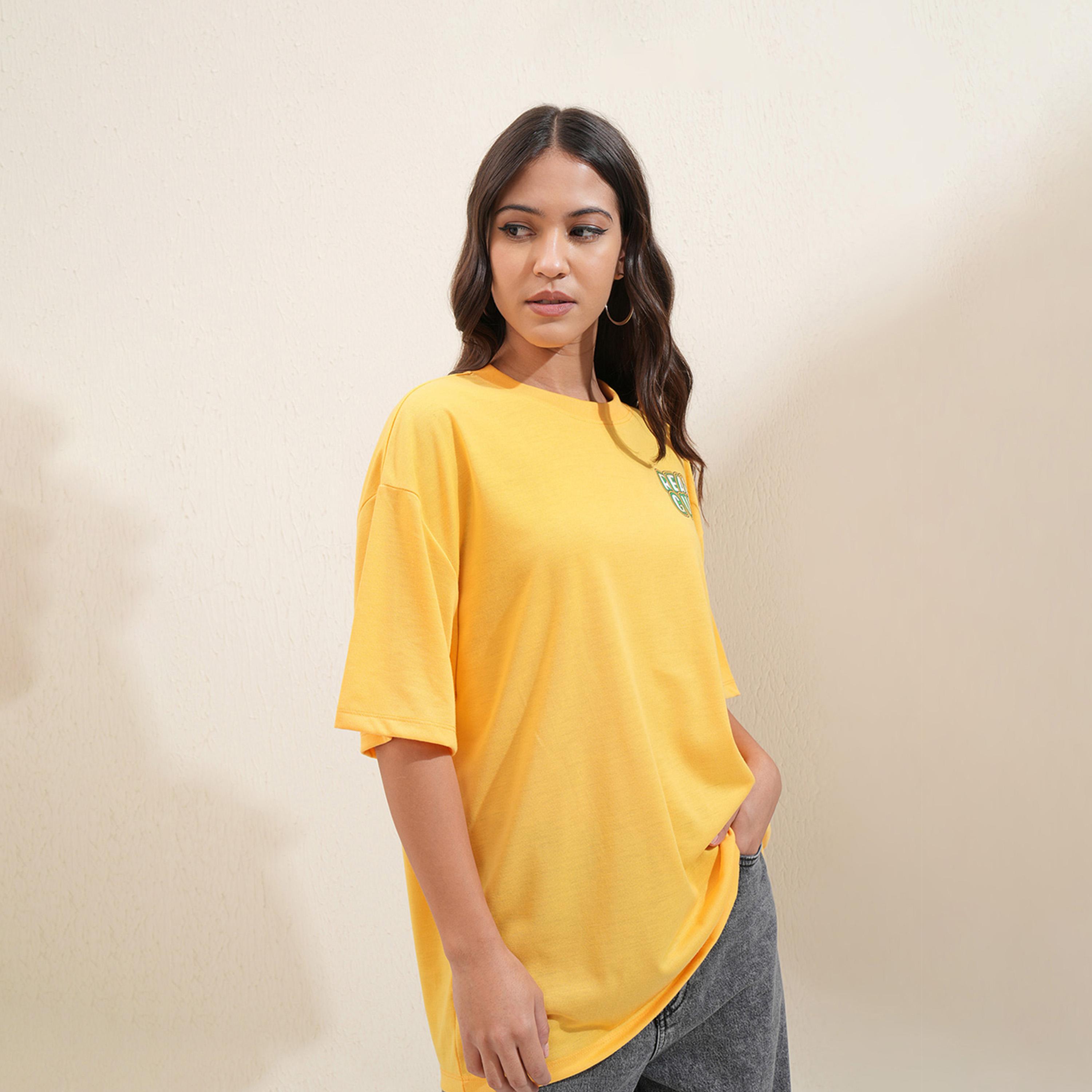 طوكيو توكيز ستايلي - تي شيرت كبير الحجم برقبة دائرية وطبعة جرافيكية-women-clothing-tshirts-image-3