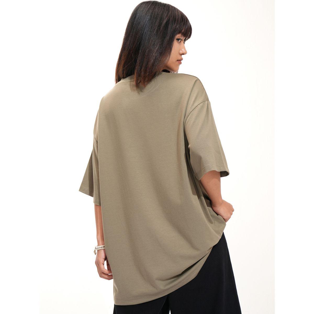 Tokyo Talkies X Styli Graphic Print Drop Shoulder Oversized T-Shirt-women-clothing-tshirts-image-3