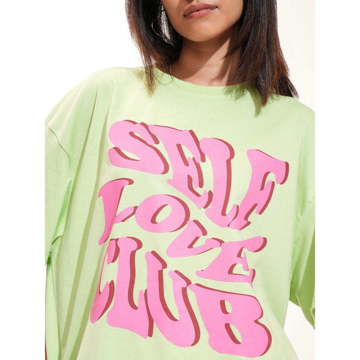 Slogan Print Drop Shoulder Oversized T-Shirt-women-clothing-tshirts-image-5