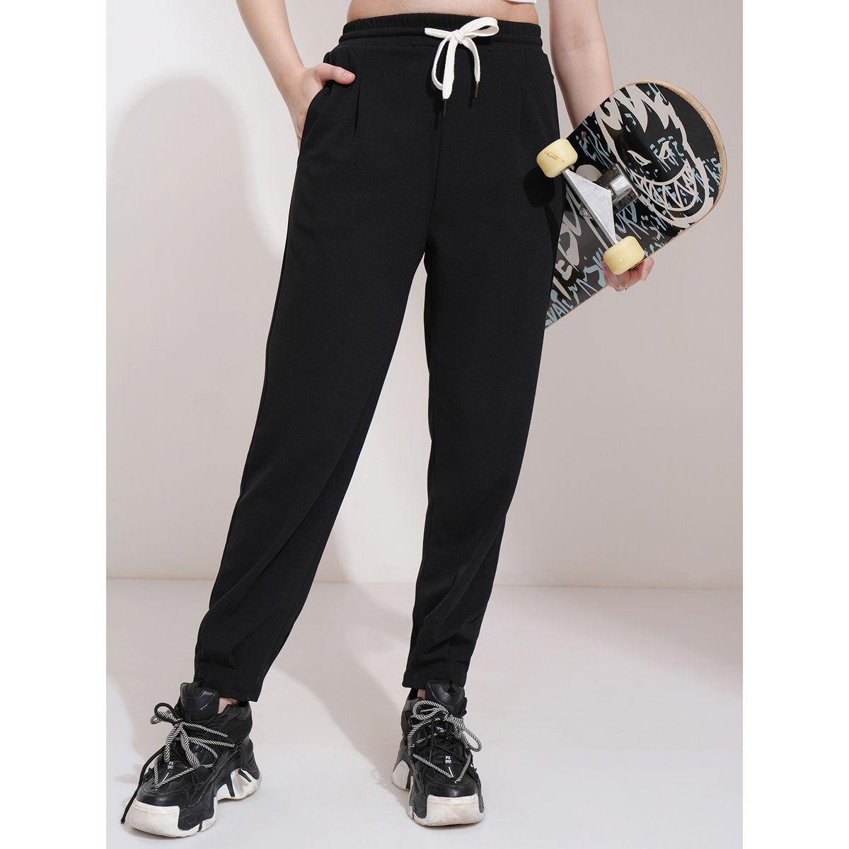 جوغر بخصر متوسط وقصة عادية مع أربطة طوكيو توكيز × ستايلي-women-clothing-bottoms-joggers-image-1