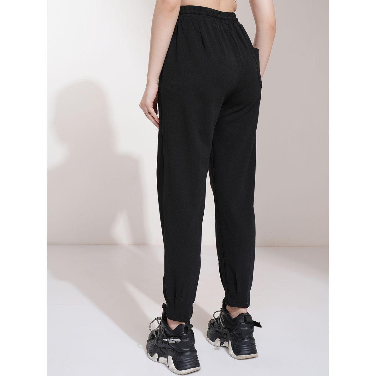 جوغر بخصر متوسط وقصة عادية مع أربطة طوكيو توكيز × ستايلي-women-clothing-bottoms-joggers-image-3