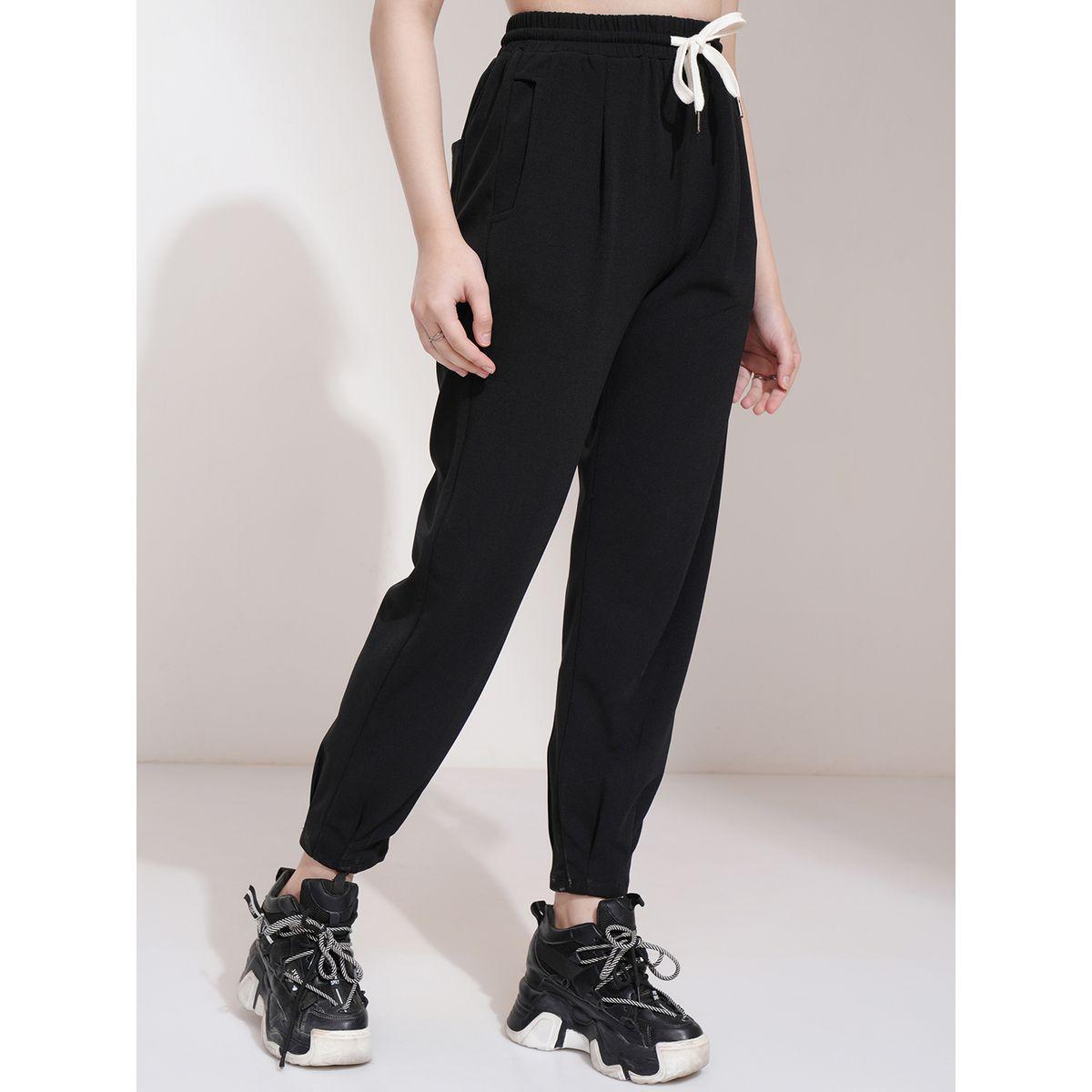 جوغر بخصر متوسط وقصة عادية مع أربطة طوكيو توكيز × ستايلي-women-clothing-bottoms-joggers-image-6