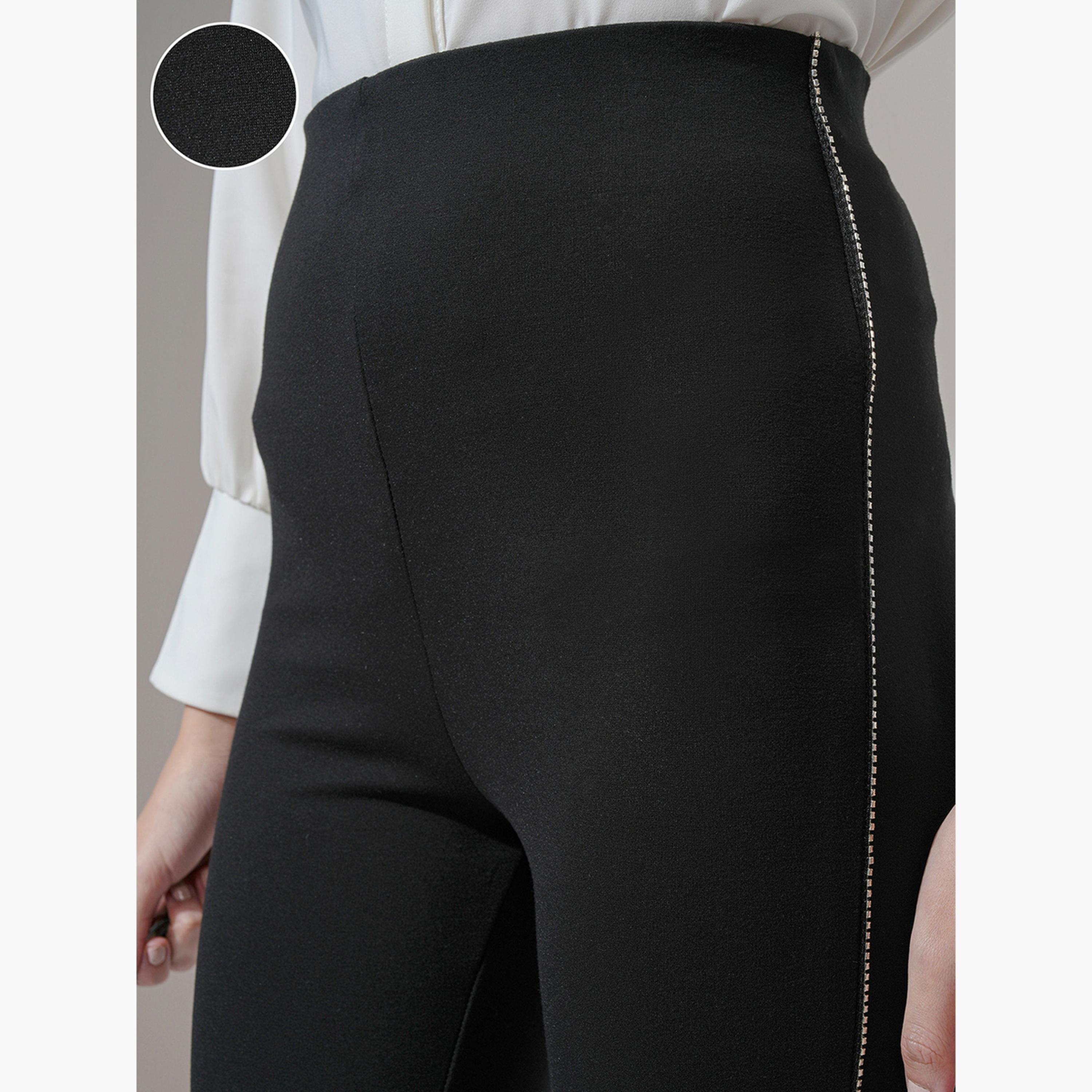 Tokyo Talkies X Styli Mid Rise Slim Fit Trousers-women-clothing-bottoms-trousers-image-6