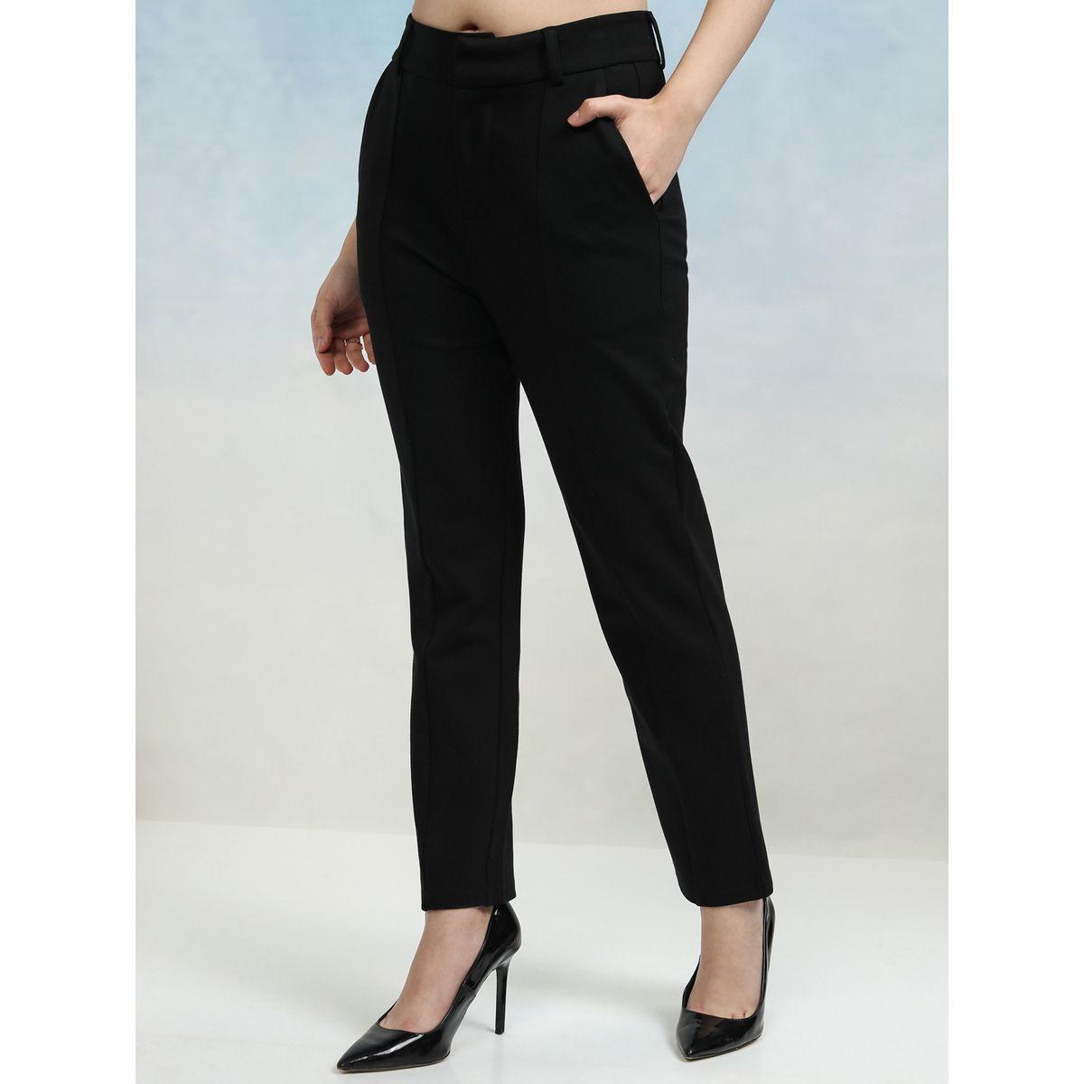 بنطال بقصة مستدقة وخصر متوسط طوكيو توكيز × ستايلي-women-clothing-bottoms-trousers-image-4