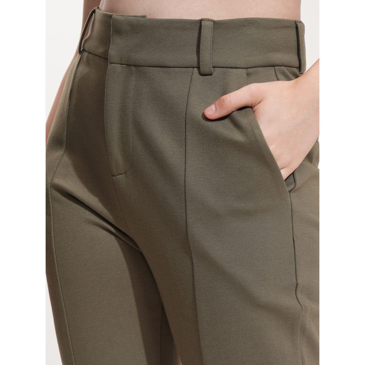 بنطال بقصة مستدقة وخصر متوسط طوكيو توكيز × ستايلي-women-clothing-bottoms-trousers-image-5