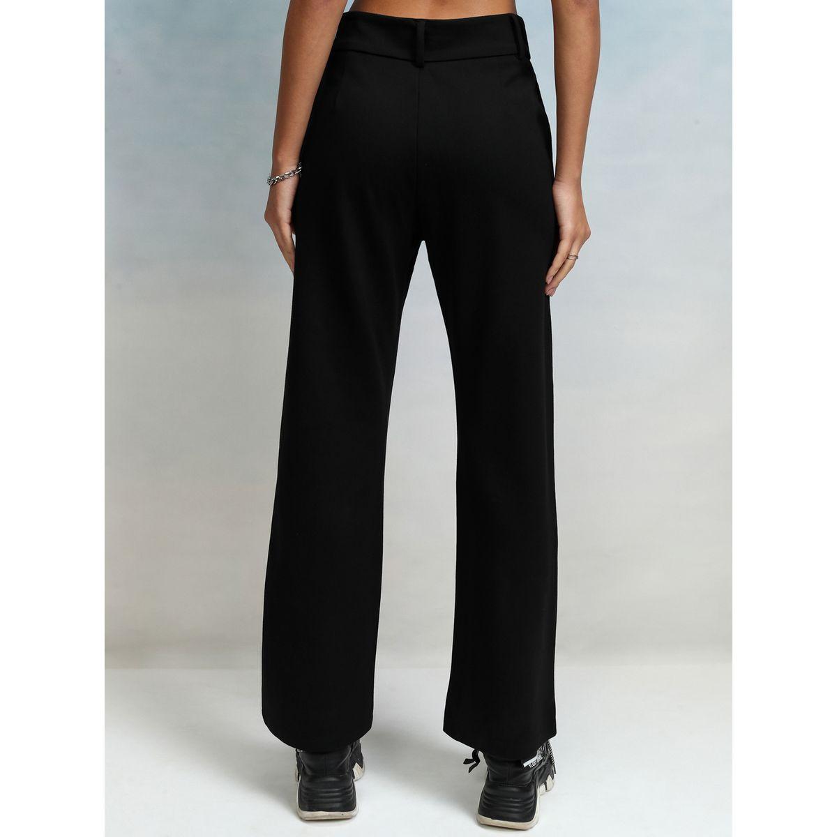 بنطال بقصة أرجل مستقيمة وخصر عالي طوكيو توكيز × ستايلي-women-clothing-bottoms-trousers-image-3