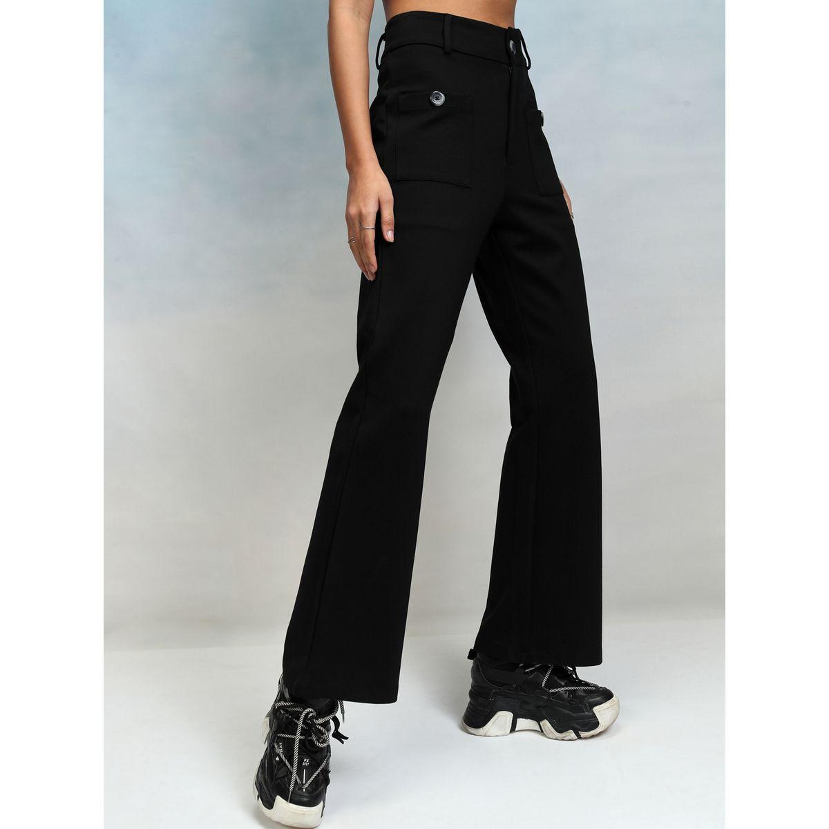 بنطال بقصة أرجل مستقيمة وخصر عالي طوكيو توكيز × ستايلي-women-clothing-bottoms-trousers-image-6