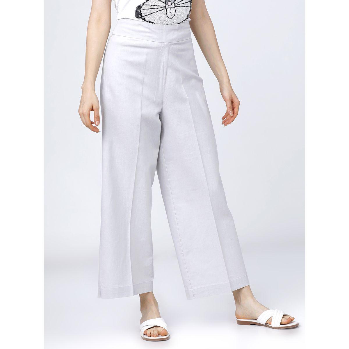 Tokyo Talkies X Styli Solid High Rise Flared Trousers-women-clothing-bottoms-trousers-image-6