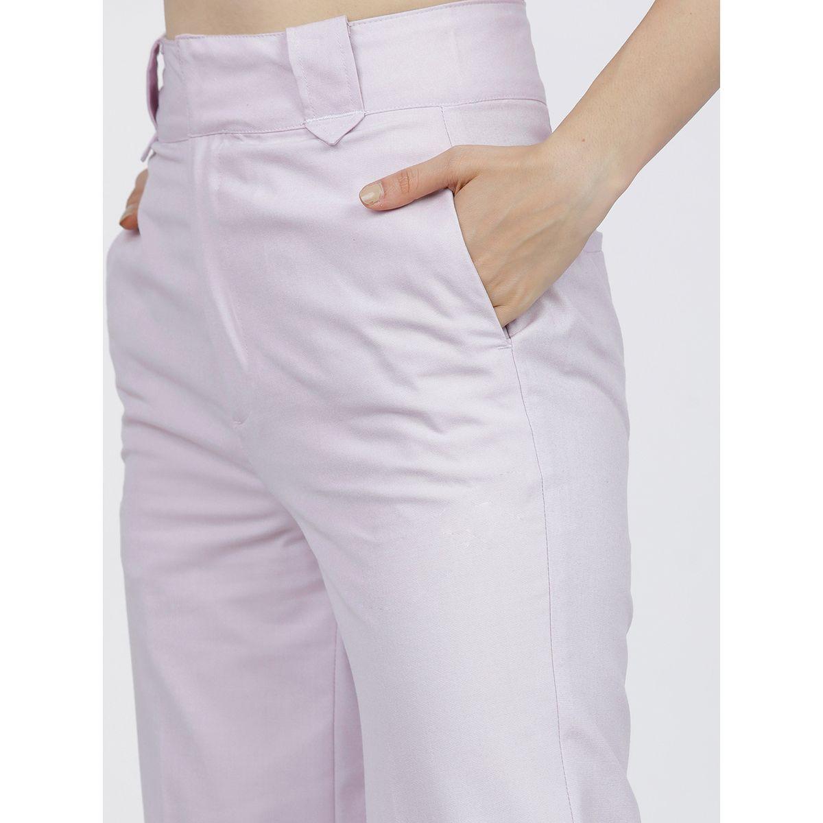 بنطال بخصر عالي وحافة واسعة طوكيو توكيز × ستايلي-women-clothing-bottoms-trousers-image-4