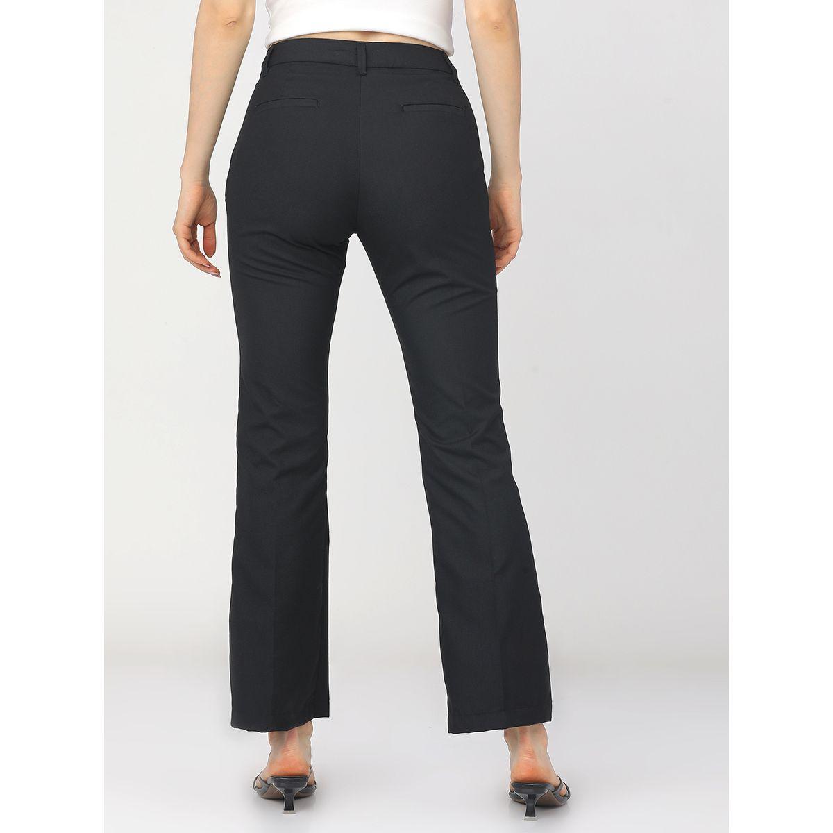 بنطال بخصر متوسط وقصة أرجل مستقيمة طوكيو توكيز × ستايلي-women-clothing-bottoms-trousers-image-3