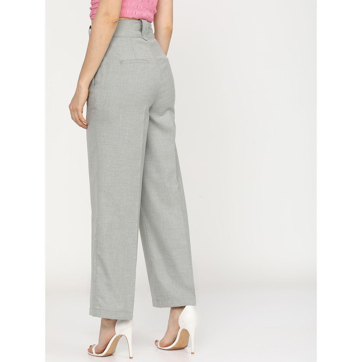 بنطال بحافة واسعة وخصر عالي طوكيو توكيز × ستايلي-women-clothing-bottoms-trousers-image-3