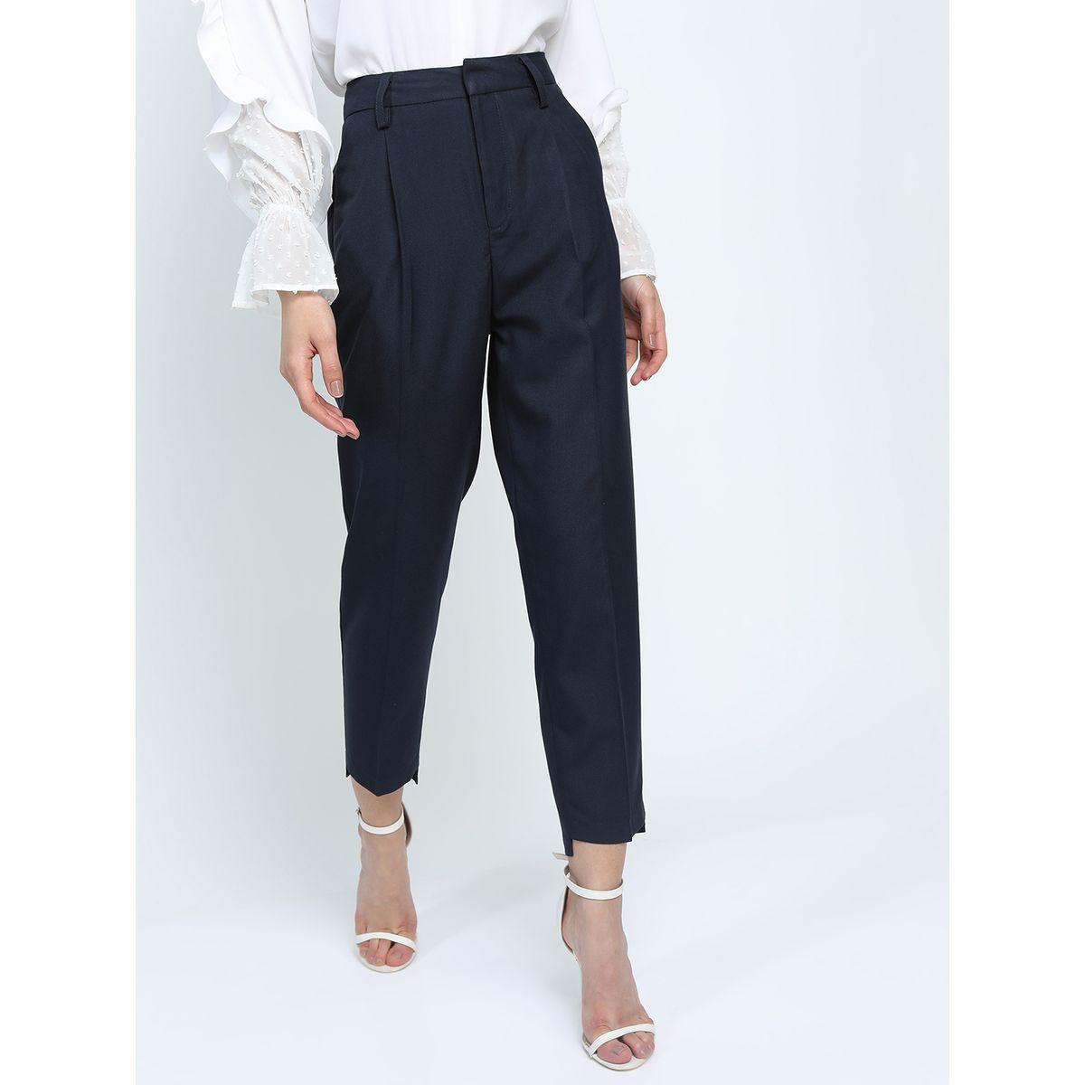 بنطال بقصة مستدقة وخصر متوسط مع فتحات حزام طوكيو توكيز × ستايلي-women-clothing-bottoms-trousers-image-6