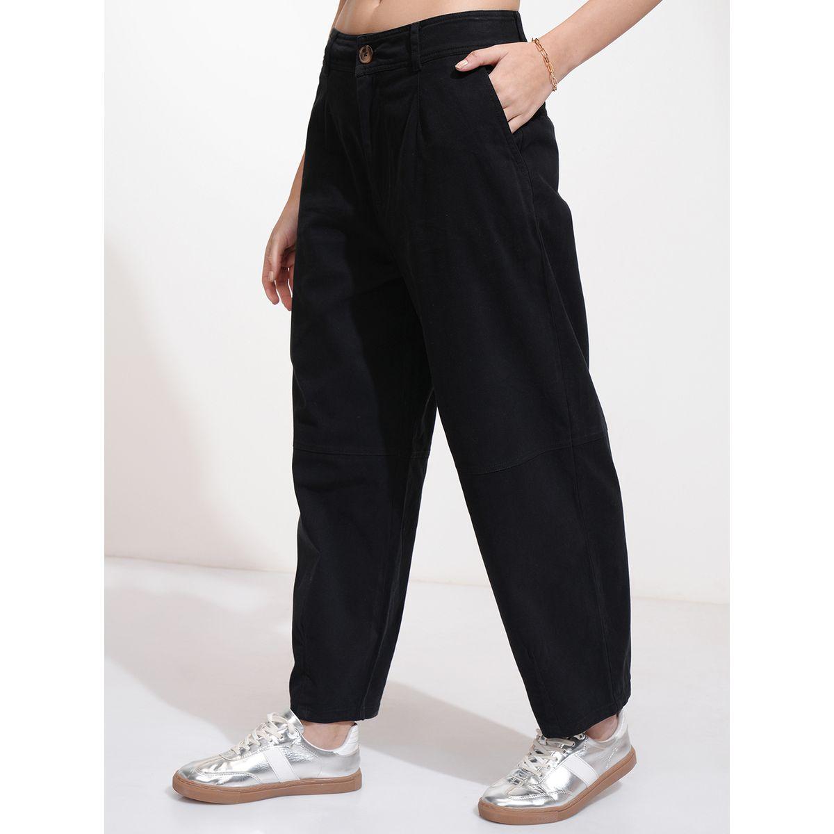 بنطال بخصر متوسط وأرجل واسعة طوكيو توكيز × ستايلي-women-clothing-bottoms-trousers-image-4