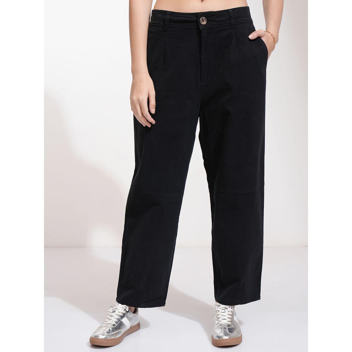 بنطال بخصر متوسط وأرجل واسعة طوكيو توكيز × ستايلي-women-clothing-bottoms-trousers-image-6