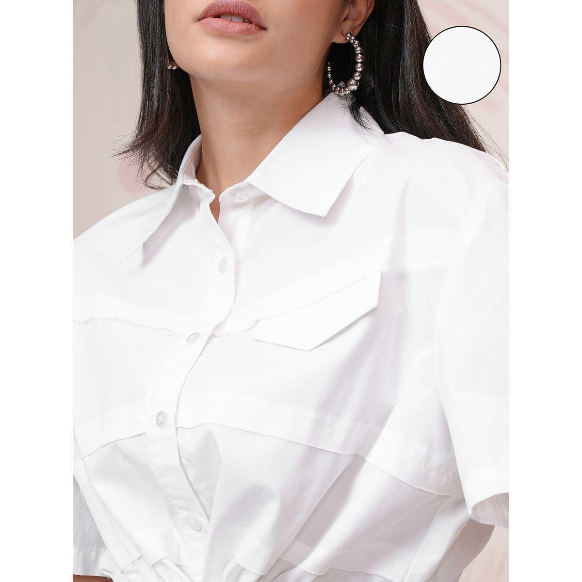 بلوزة بأزرار مع أربطة وياقة طوكيو توكيز × ستايلي-women-clothing-shirtsandblouses-shirts-image-5