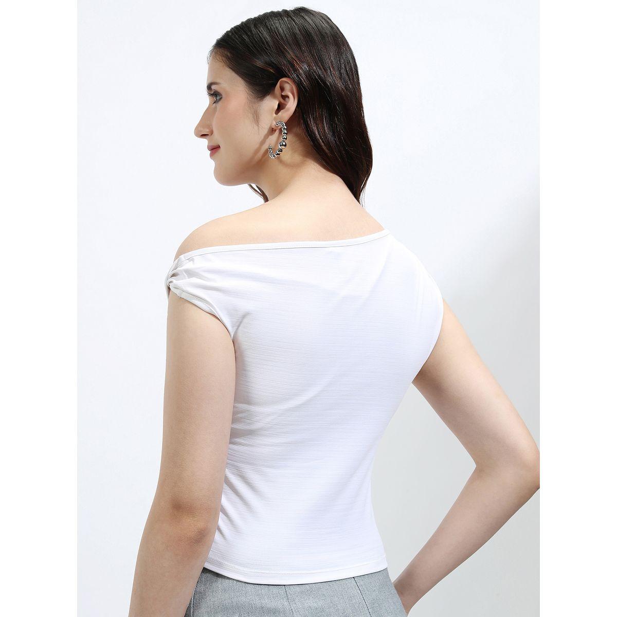 بلوزة سادة بكتف واحد وبدون أكمام طوكيو توكيز × ستايلي-women-clothing-shirtsandblouses-blouses-image-3