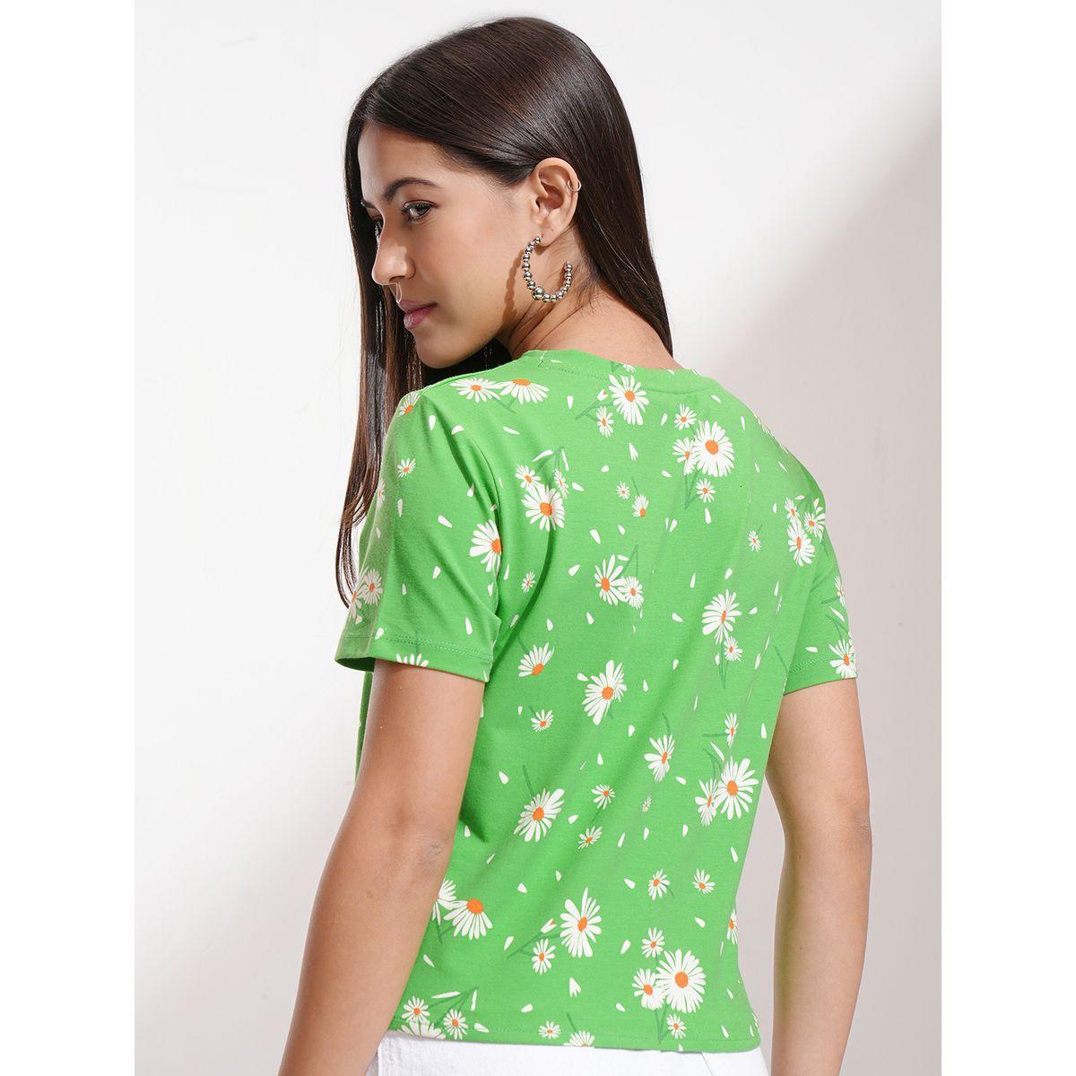 All-Over Floral Print Round Neck Top with Tie-Up Detail-women-clothing-shirtsandblouses-blouses-image-3