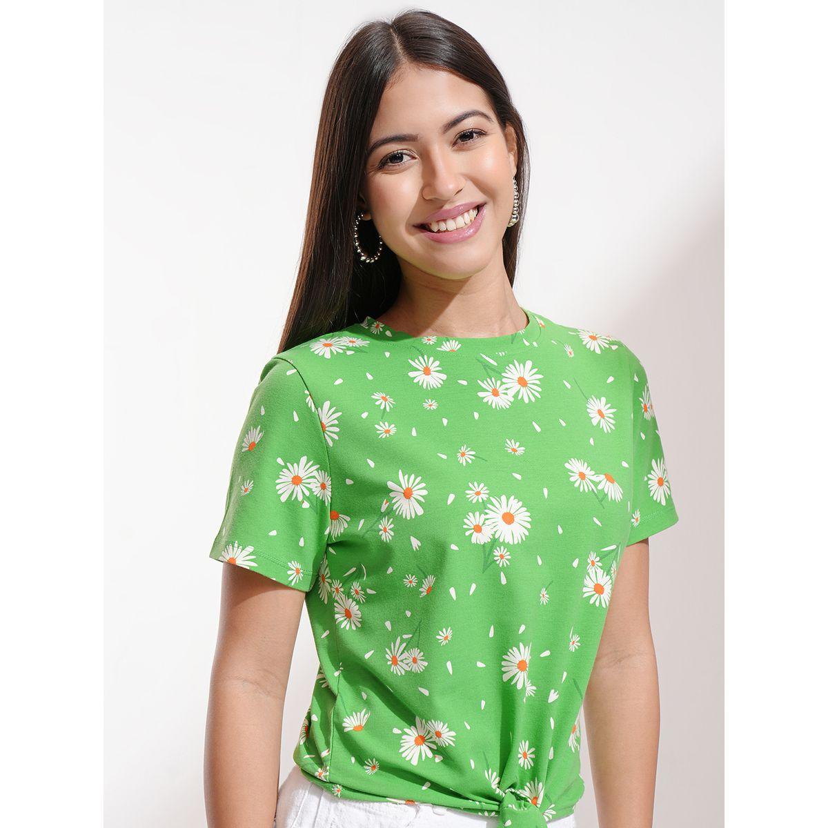 All-Over Floral Print Round Neck Top with Tie-Up Detail-women-clothing-shirtsandblouses-blouses-image-6