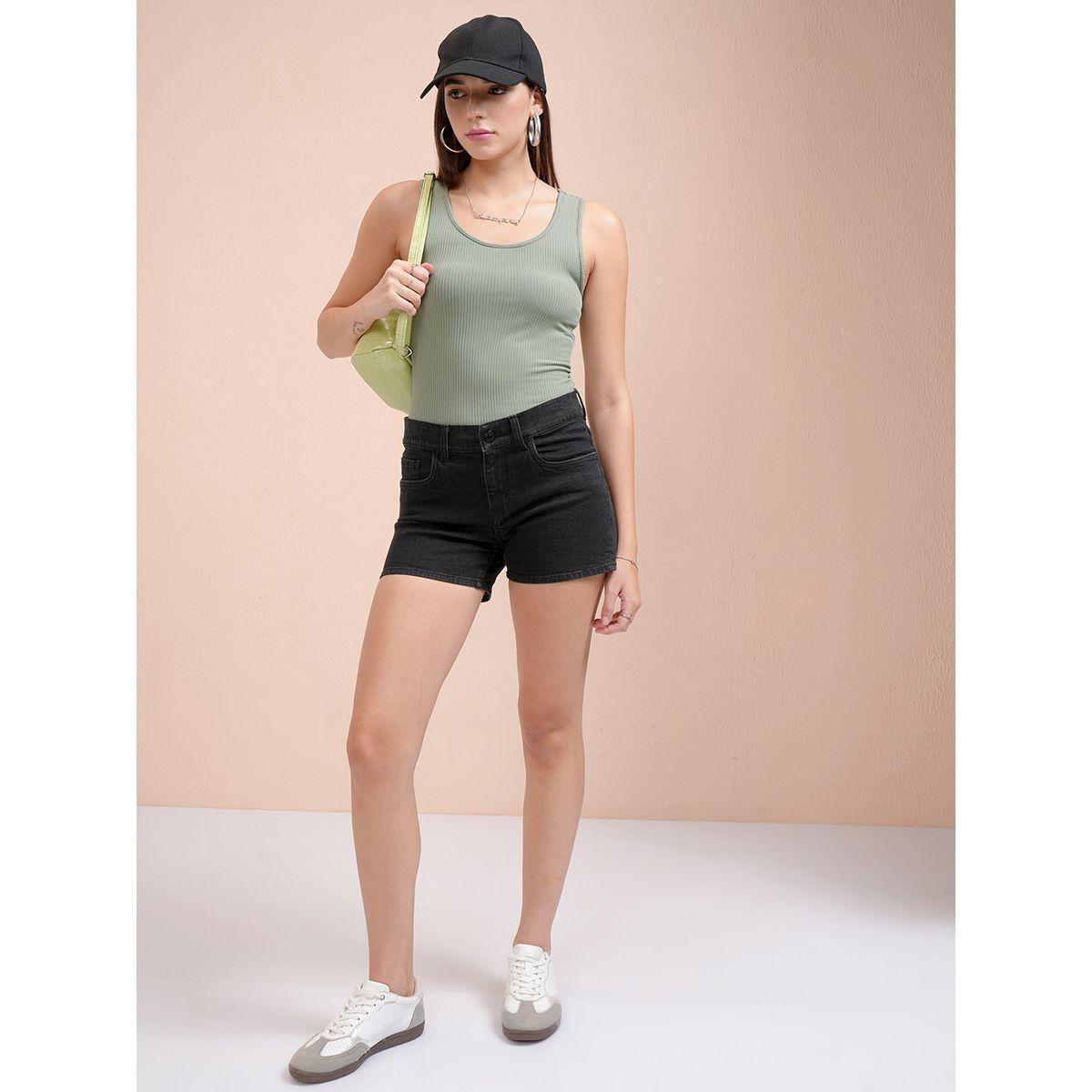 Tokyo Talkies X Styli Textured Rib Scoop Neck Sleeveless Top-women-clothing-shirtsandblouses-blouses-image-2