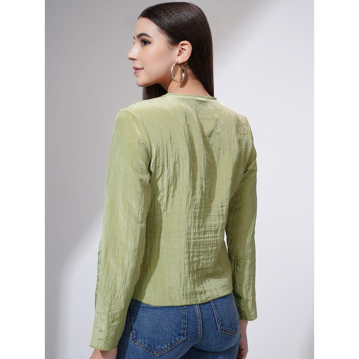 بلوزة بأزرار وتفاصيل بارزة الملمس طوكيو توكيز × ستايلي-women-clothing-shirtsandblouses-blouses-image-3