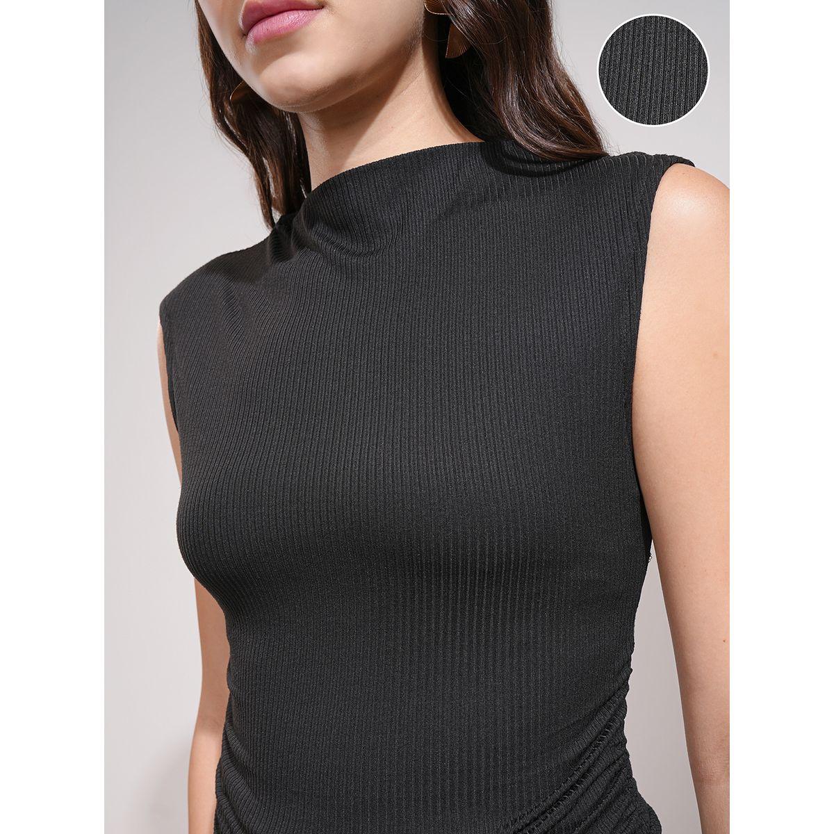 Tokyo Talkies X Styli Solid Boat Neck Sleeveless Top-women-clothing-shirtsandblouses-blouses-image-5