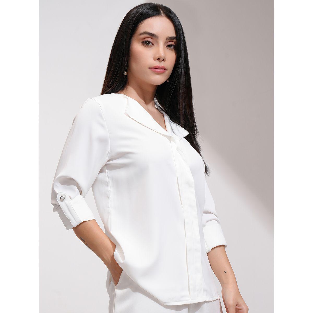 بلوزة سادة بقصة عادية طوكيو توكيز × ستايلي-women-clothing-shirtsandblouses-blouses-image-6