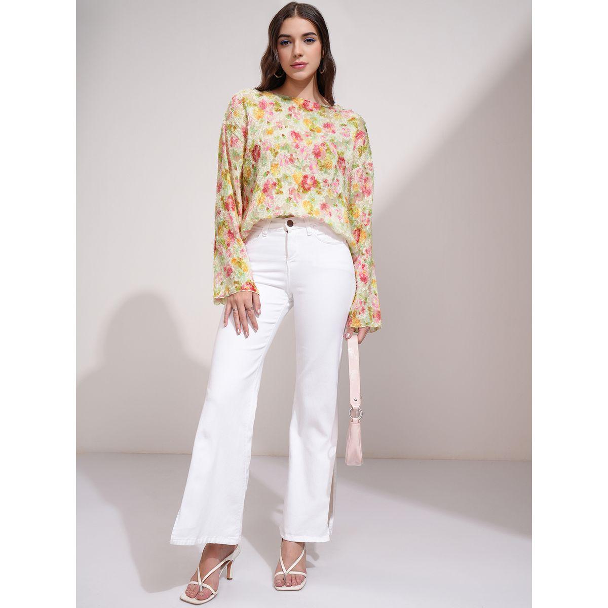 Tokyo Talkies X Styli All-Over Print Dropped Shoulder Boxy Top-women-clothing-shirtsandblouses-blouses-image-2