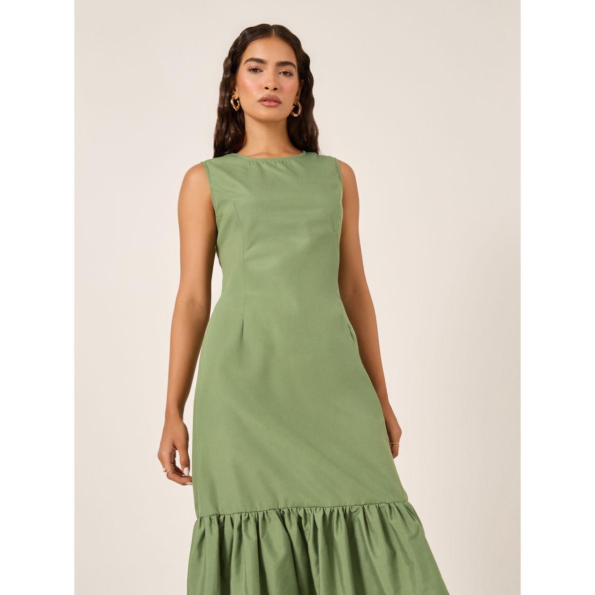 فستان ميدي سادة بلا أكمام-women-clothing-dresses-image-3