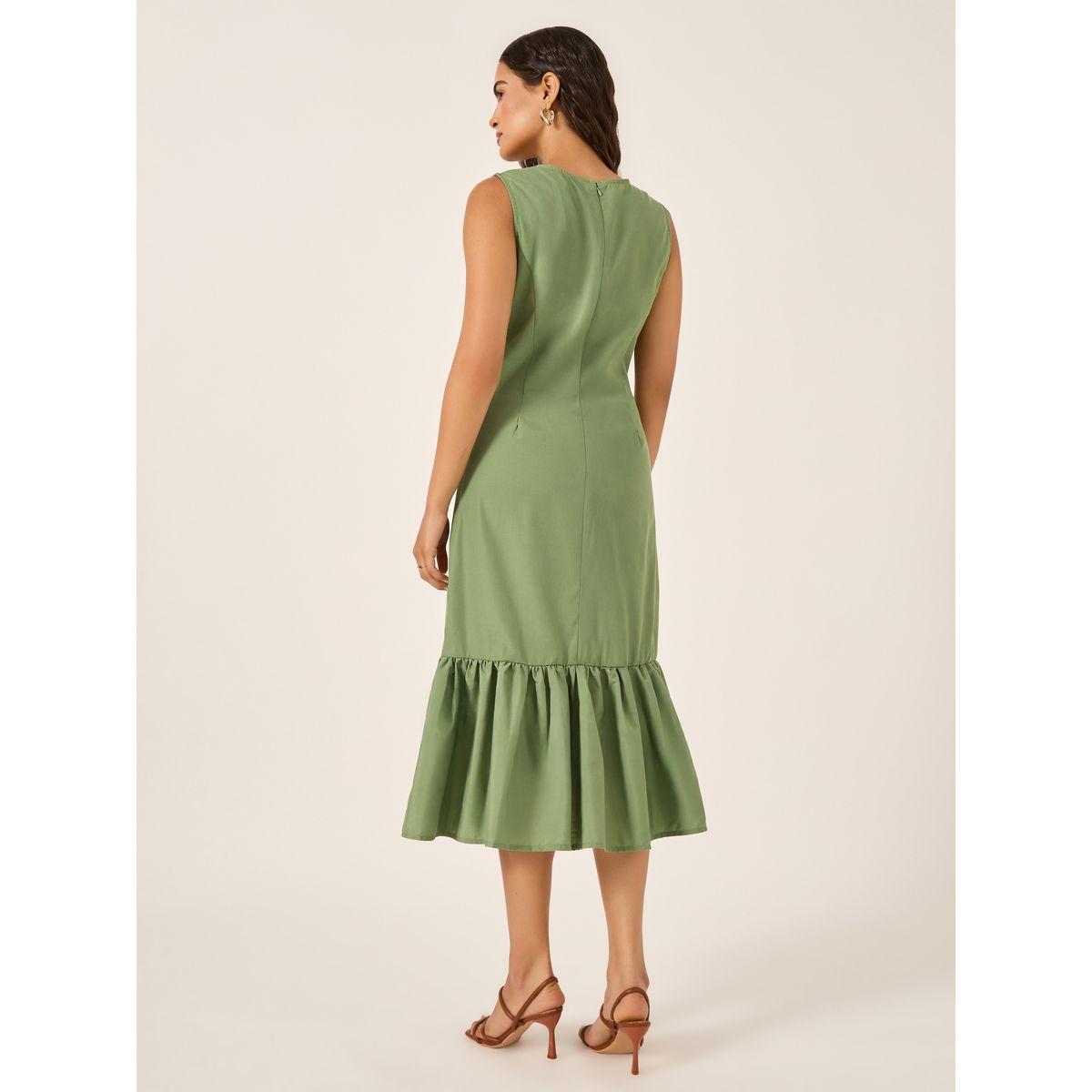 Styli Plain Sleeveless Sheath Midi Dress-women-clothing-dresses-image-5