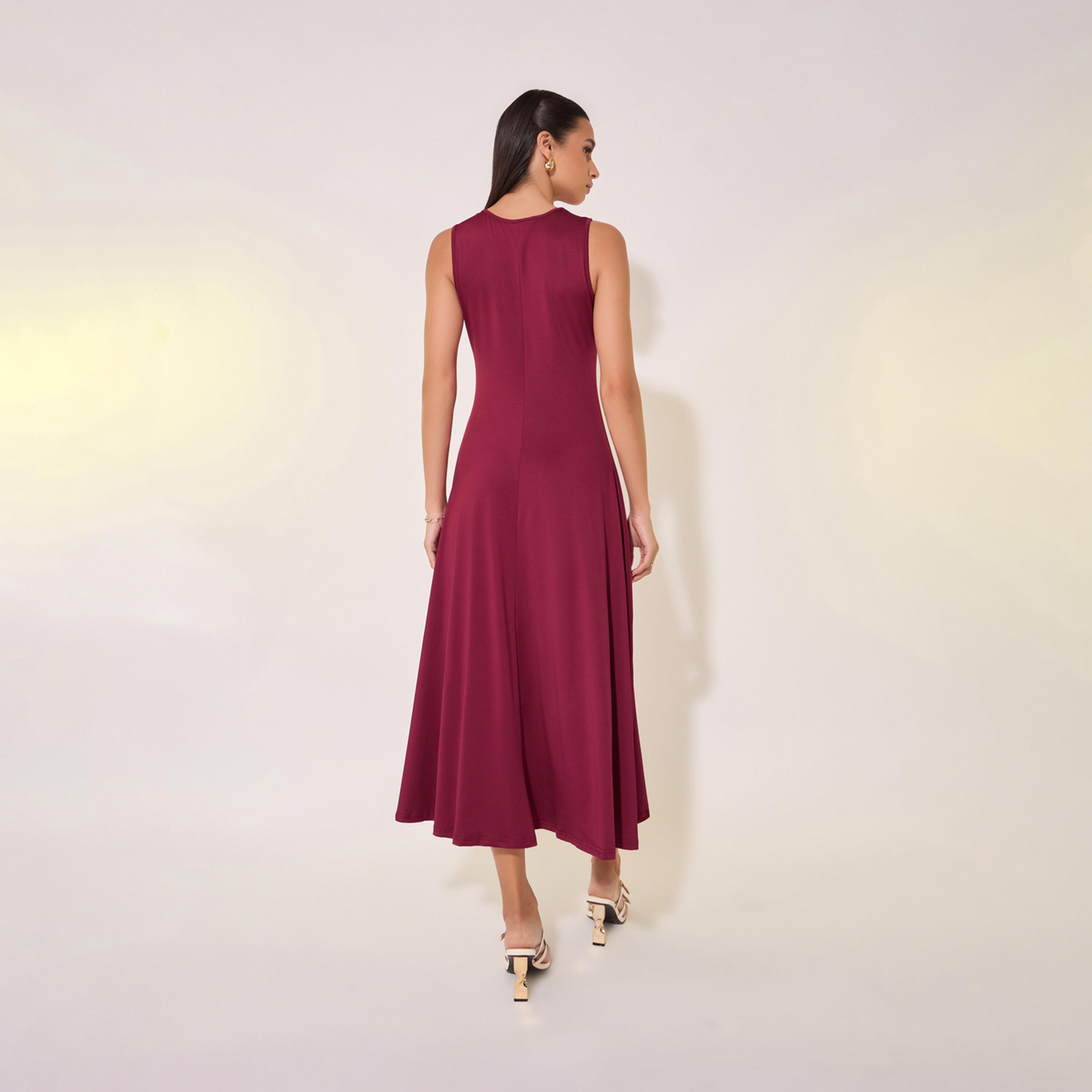 Take Two Solid Sleeveless A-Line Midi Dress-women-clothing-dresses-image-6