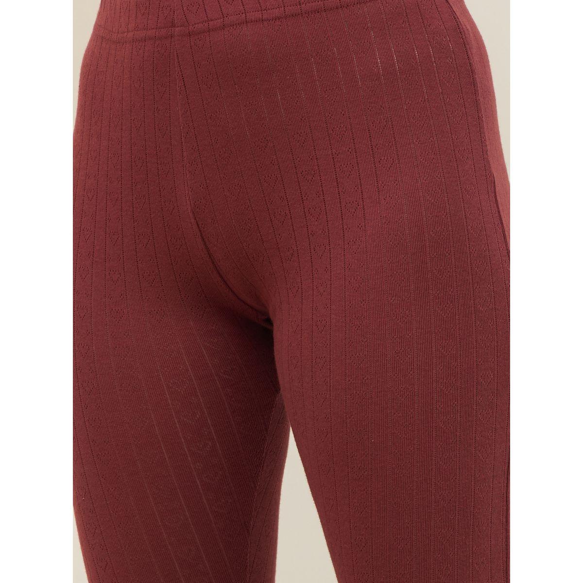 Styli Pointelle Ribbed Ankle Length Leggings-women-clothing-bottoms-leggings-image-4