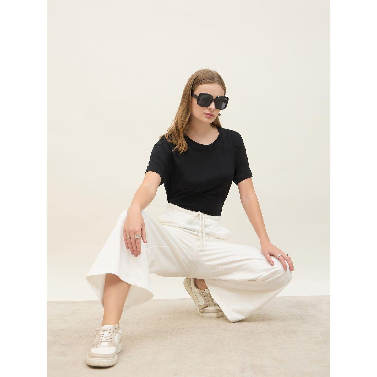 Styli Solid Straight Leg Joggers with Drawstring-women-clothing-bottoms-joggers-image-6