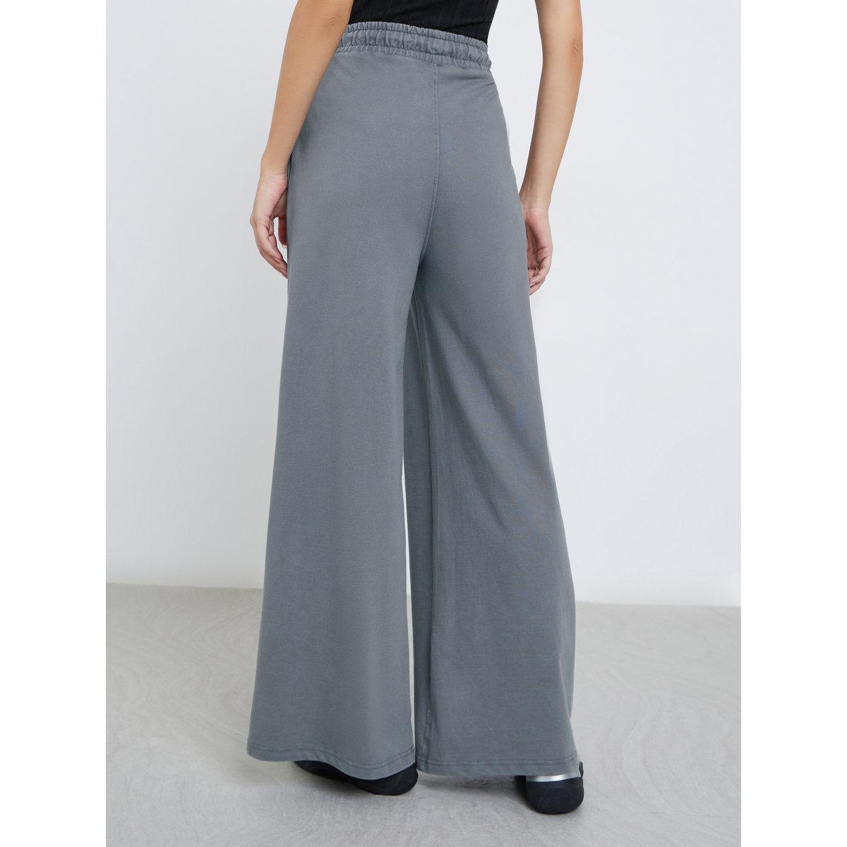 بنطال جوغر بقصة أرجل واسعة-women-clothing-bottoms-joggers-image-4