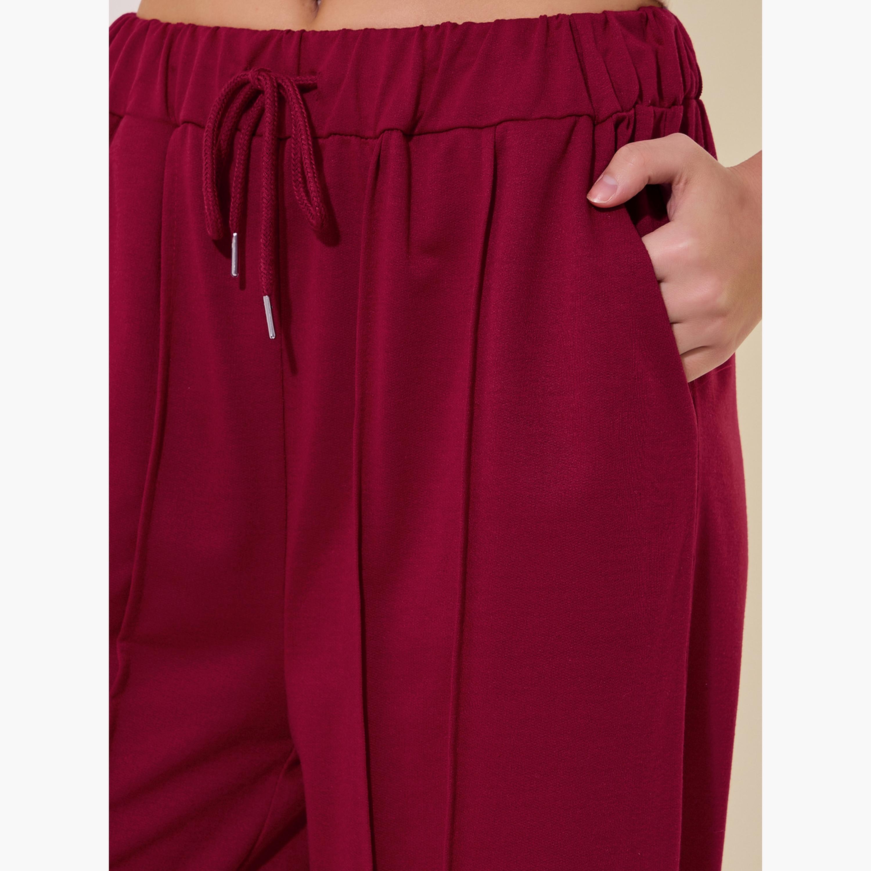 Take Two Solid Mid-Rise Wide Leg Pants with Pintuck Detail-women-clothing-bottoms-trousers-image-3