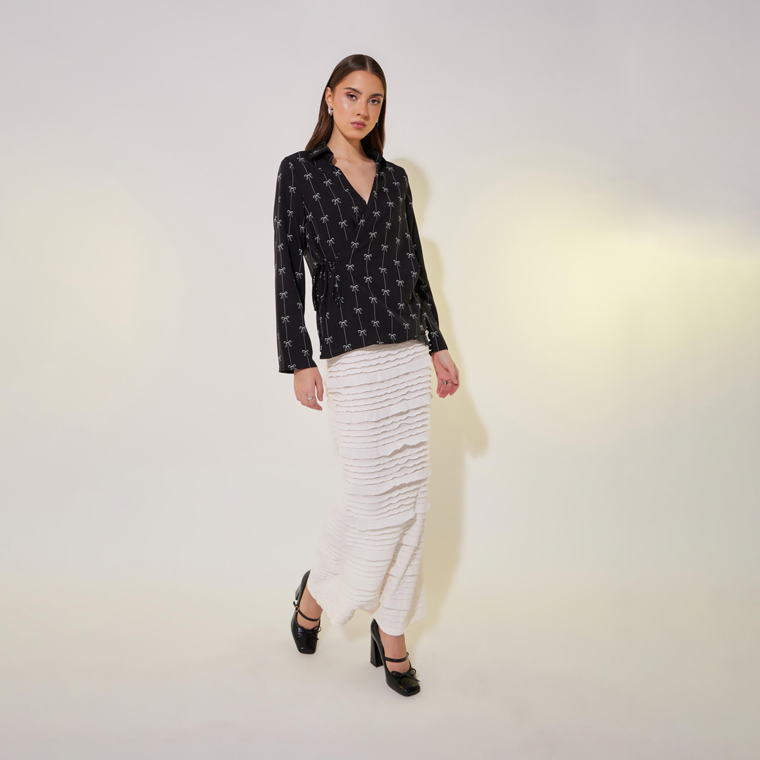 Take Two Texture Mermaid Fit Maxi Skirt-women-clothing-bottoms-skirts-image-1