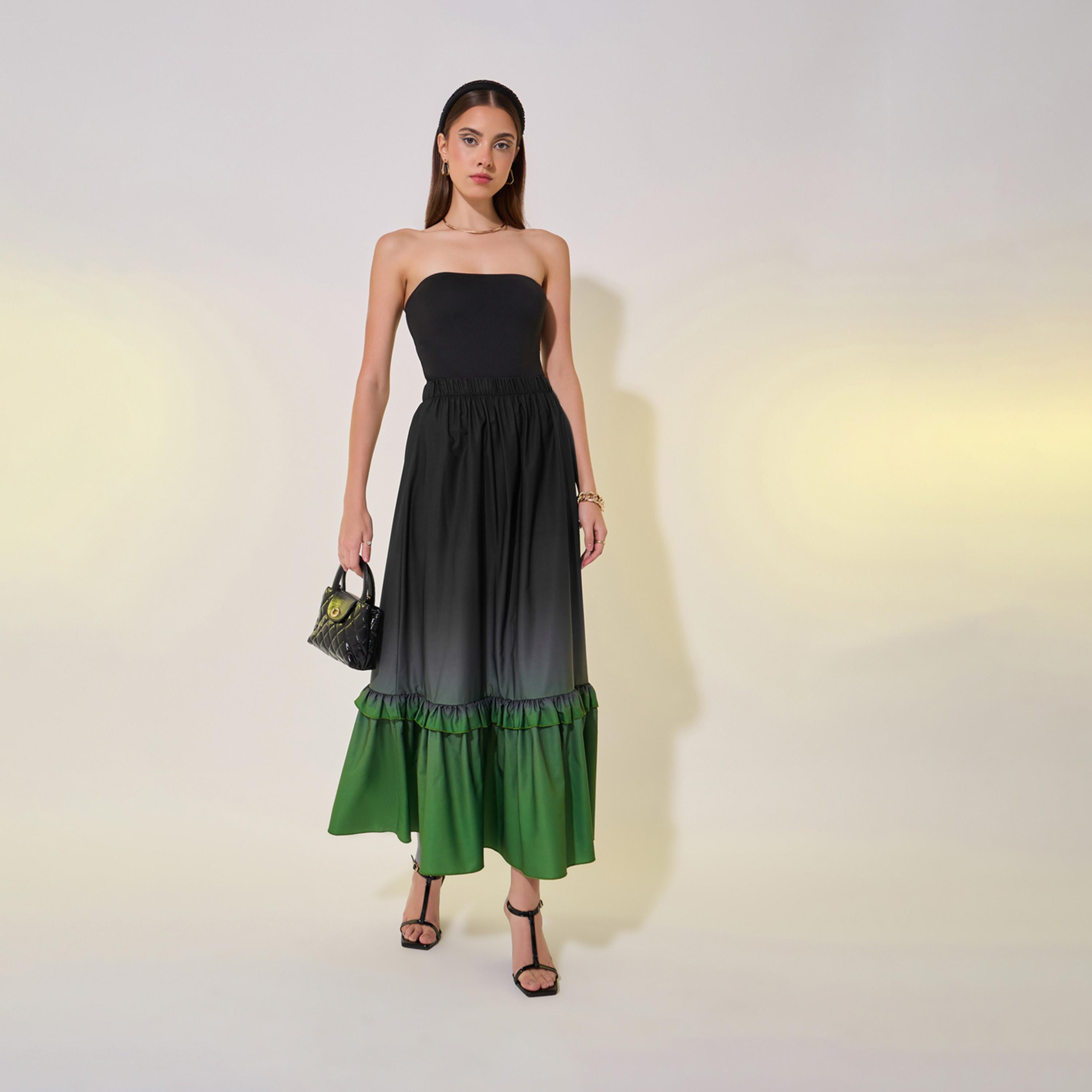 Take Two Ombre Print A-Line Ruffle Hem Maxi Skirt-women-clothing-bottoms-skirts-image-1