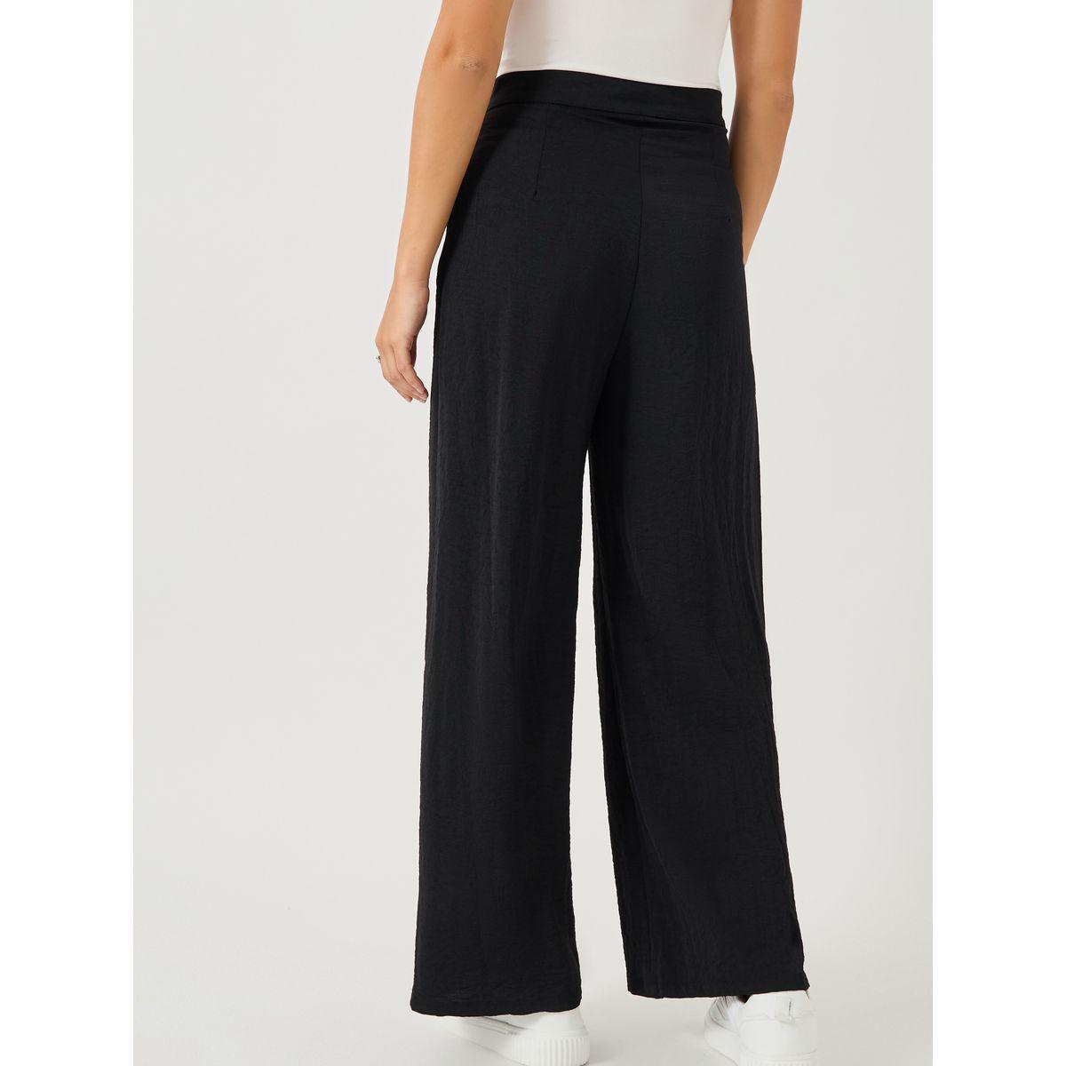 Styli Black Relaxed Fit Cullotte Pants-women-clothing-bottoms-trousers-image-4
