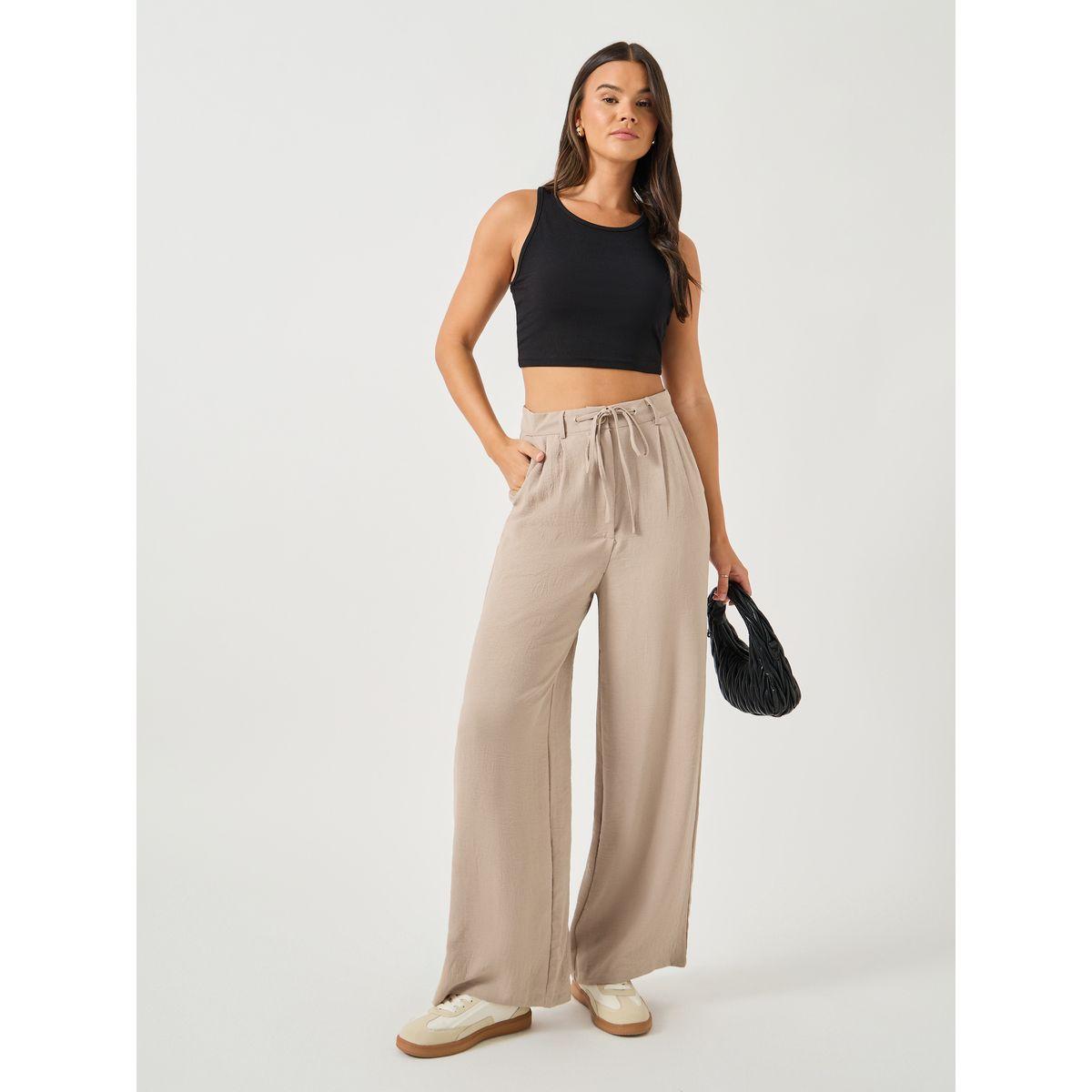 بنطال كيلوت بقصة مريحة-women-clothing-bottoms-trousers-image-2