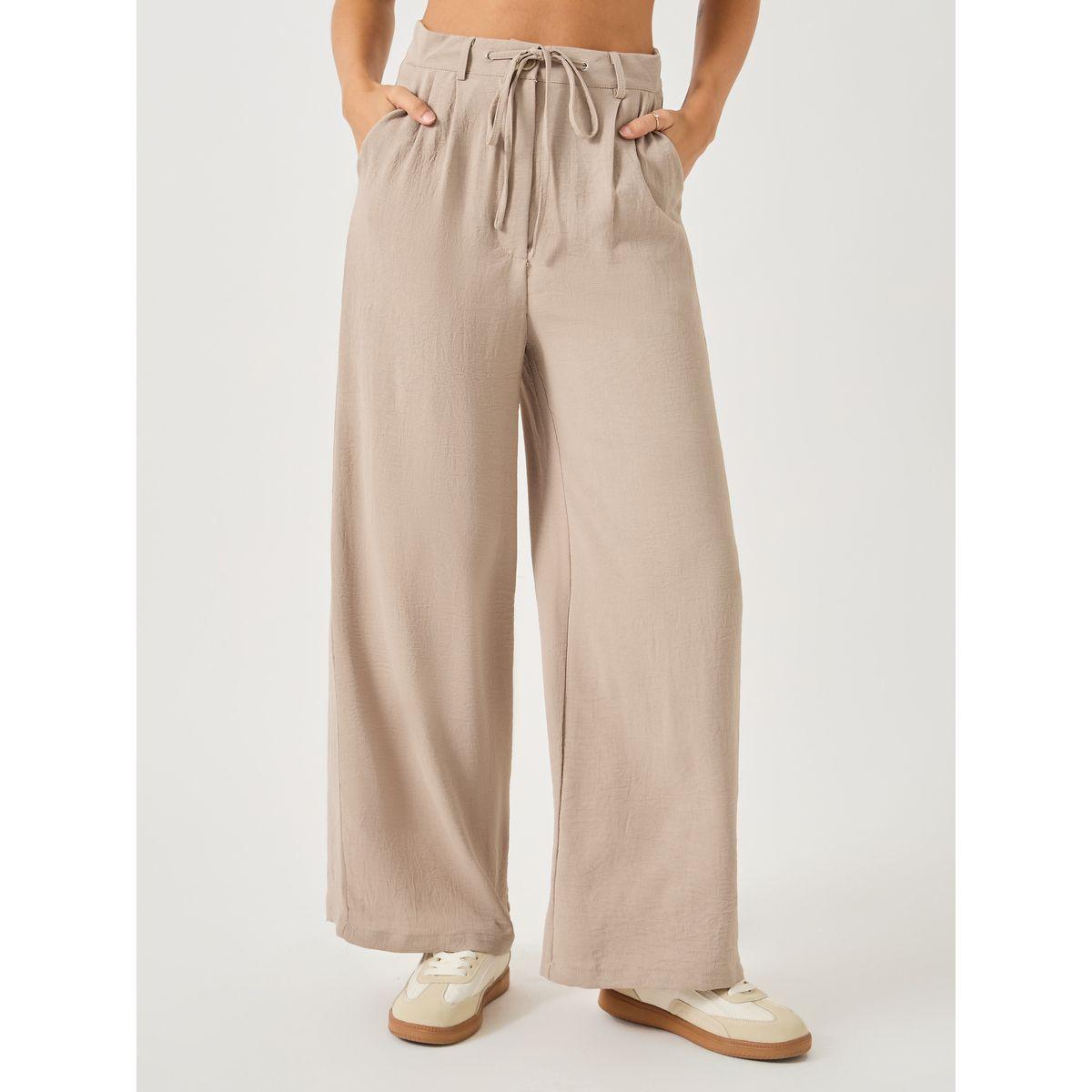 بنطال كيلوت بقصة مريحة-women-clothing-bottoms-trousers-image-3