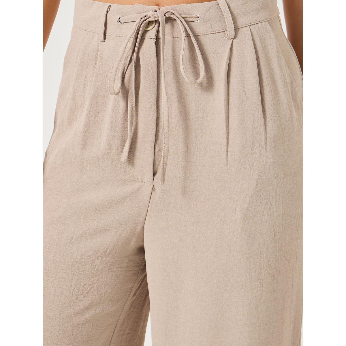 بنطال كيلوت بقصة مريحة-women-clothing-bottoms-trousers-image-4